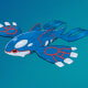 Kyogre, a Legendary ocean Pokémon.